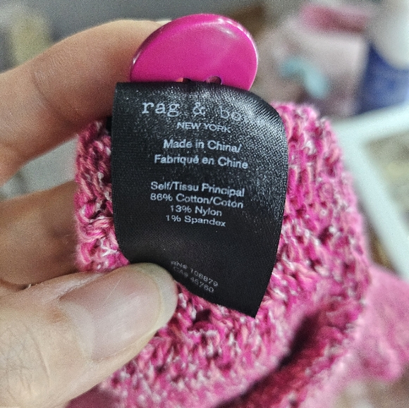 rag & bone Pink Knit Cardigan - Picture 10 of 10